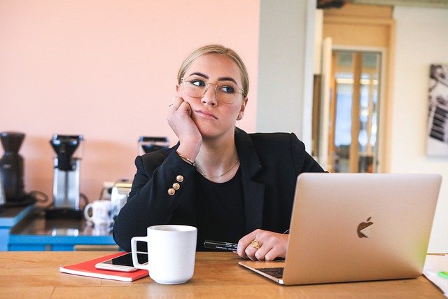woman, bored